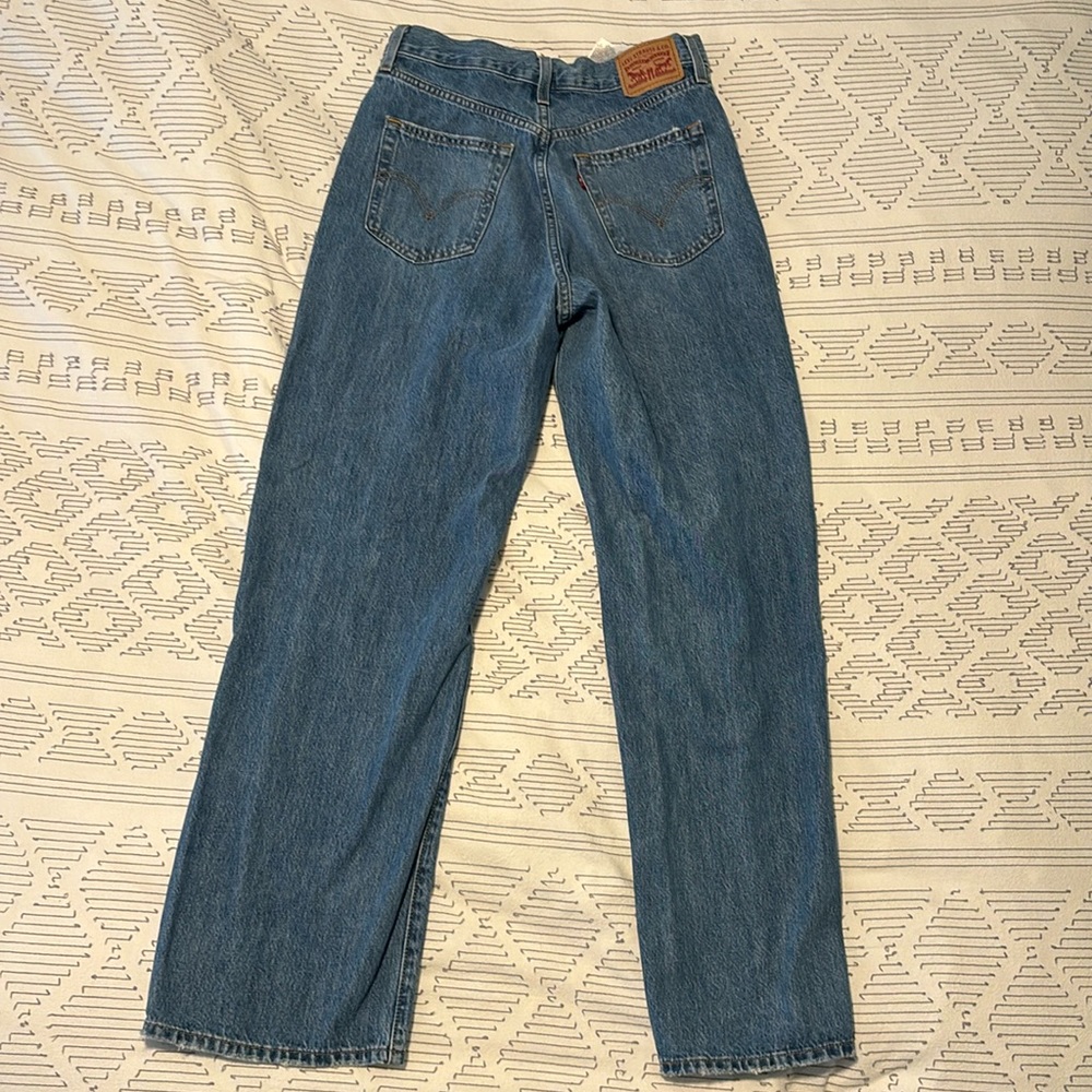 Levis high waste flare jeans